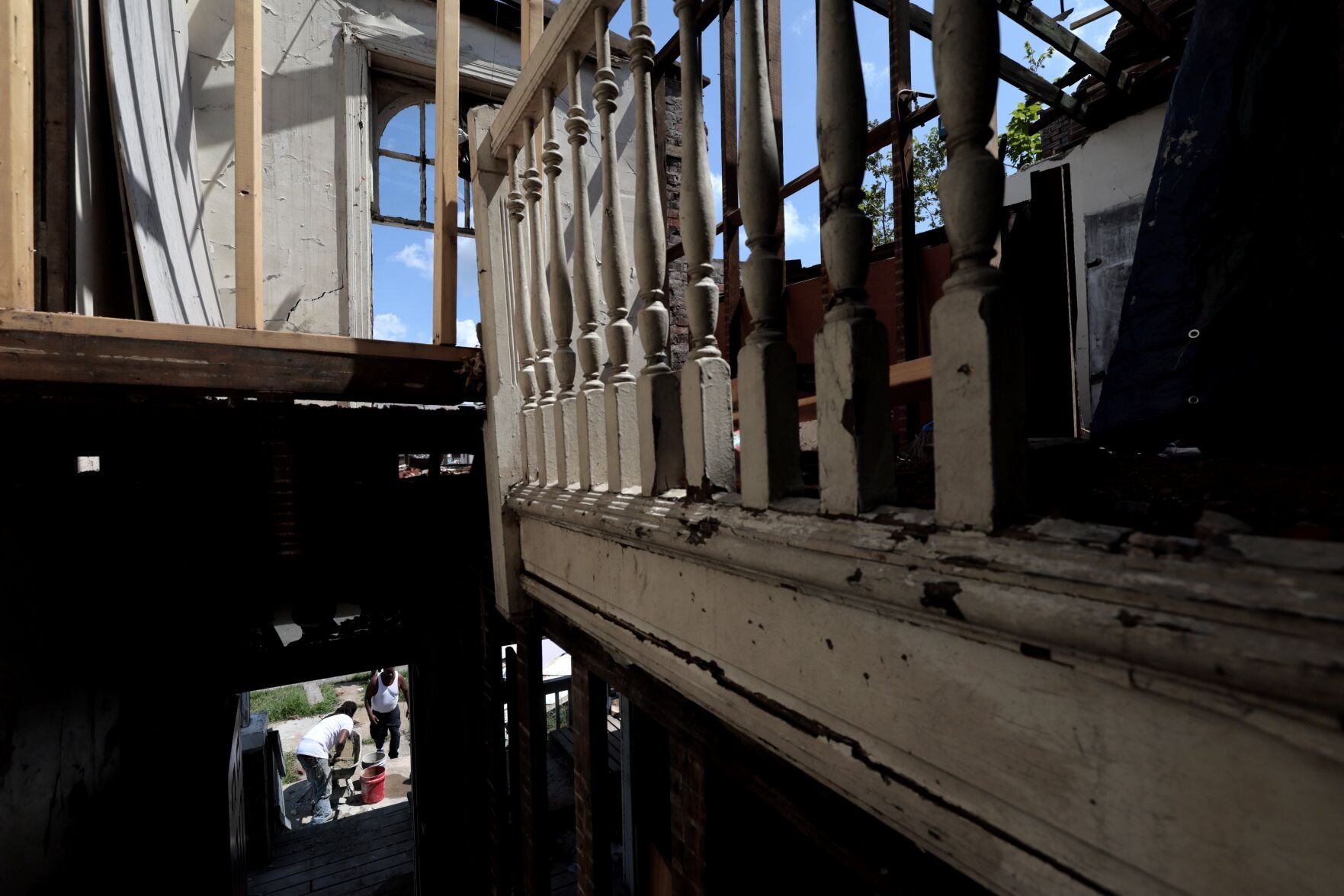 Repairing tornado damaged properties